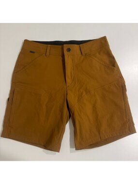 Kuhl Mens Renegade Cargo Hiking Shorts 8" Size 32 Brown Nylon